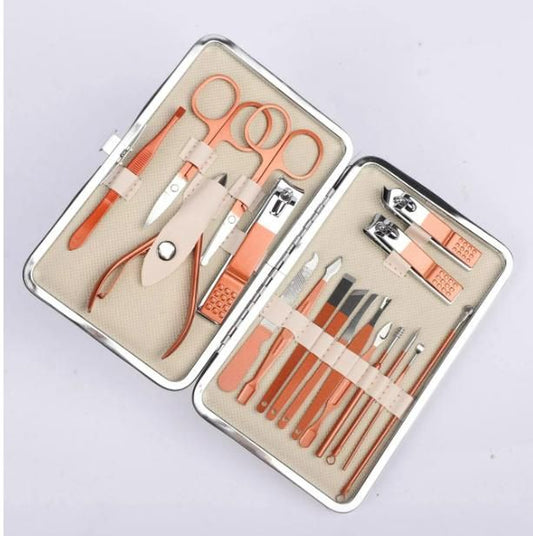 Complete Nail Care Kit for Women: Professional Manicure and Pedicure Set - Nail Tool Essentials for Perfectly Polished Nails"